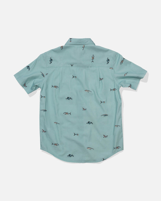 Salty Crew CREW BOYS SS WOVEN - Seaside