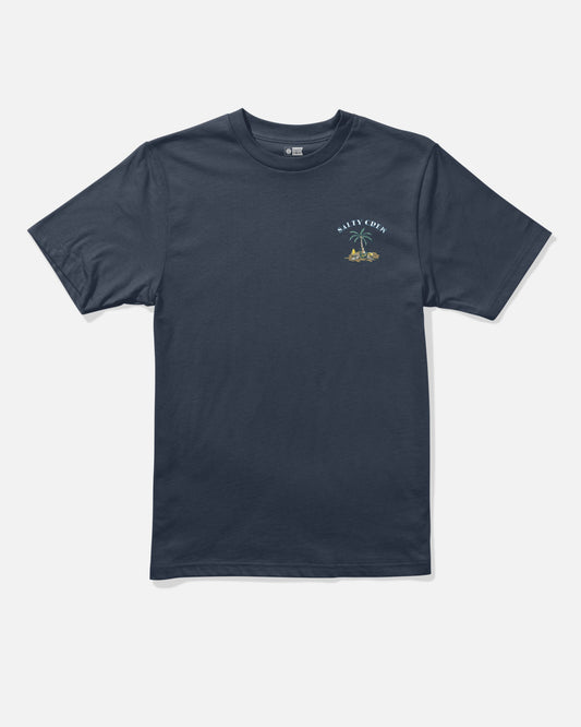 Salty Crew DESERTED BOYS SS TEE - Navy
