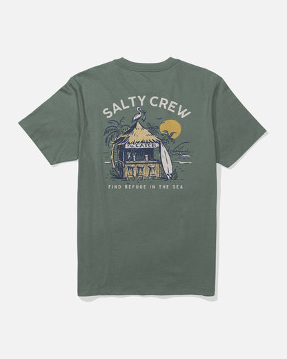 Salty Crew THE CATCH SS TEE - Laurel Wreath