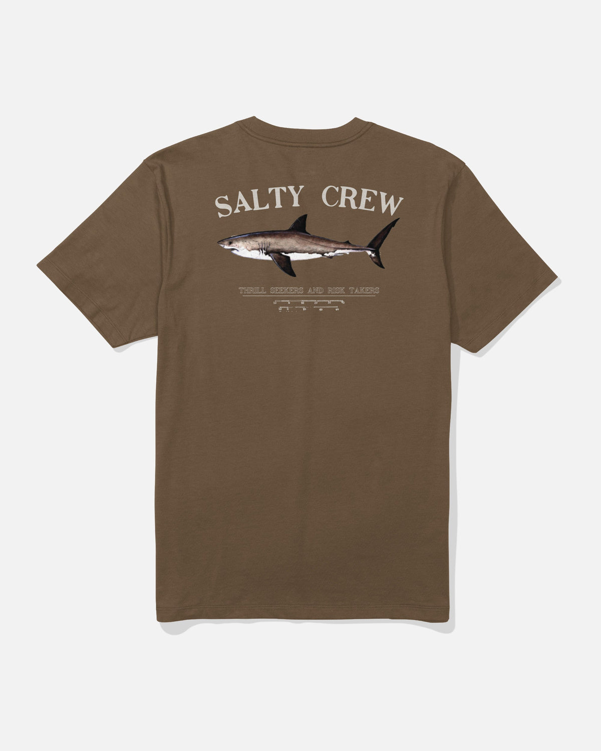 Salty Crew BRUCE CREW TEE - SEPIA