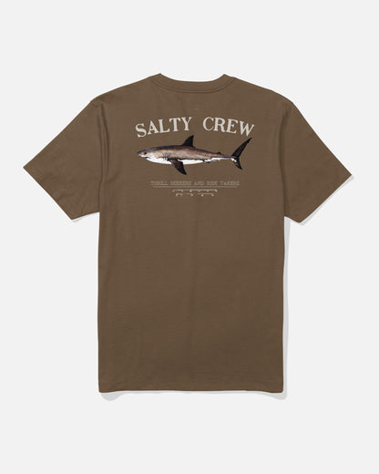 Salty Crew BRUCE CREW TEE - SEPIA