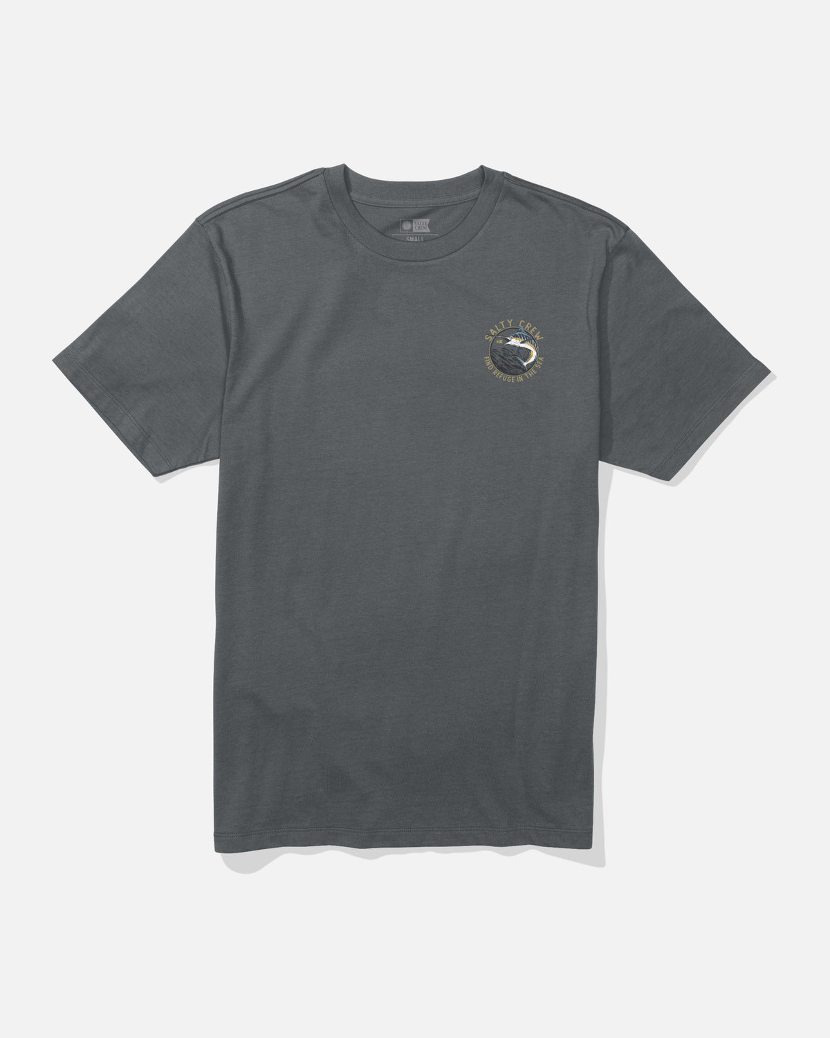 Salty Crew SCHOOLED SS TEE - Charcoal