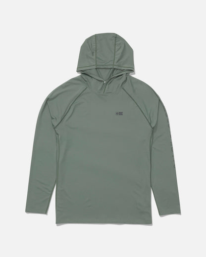 Salty Crew APEX PERFORATED SUNSHIRT - Agave