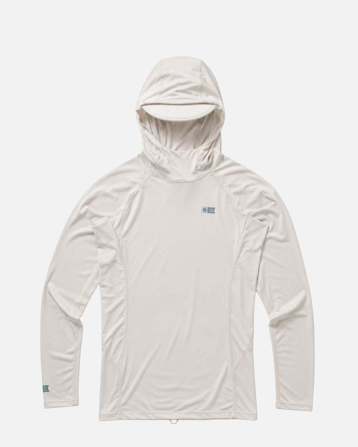 Salty Crew APEX HOOD SURF RASHGUARD - Light Grey