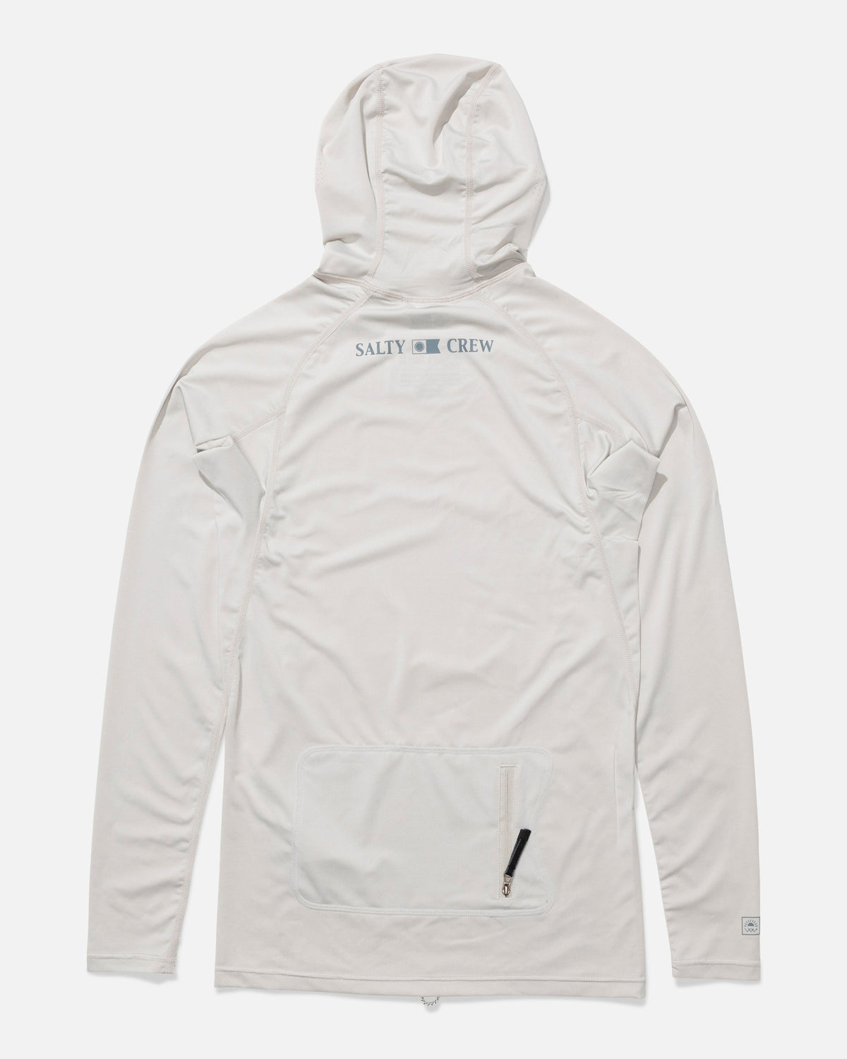 Salty Crew APEX HOOD SURF RASHGUARD - Light Grey