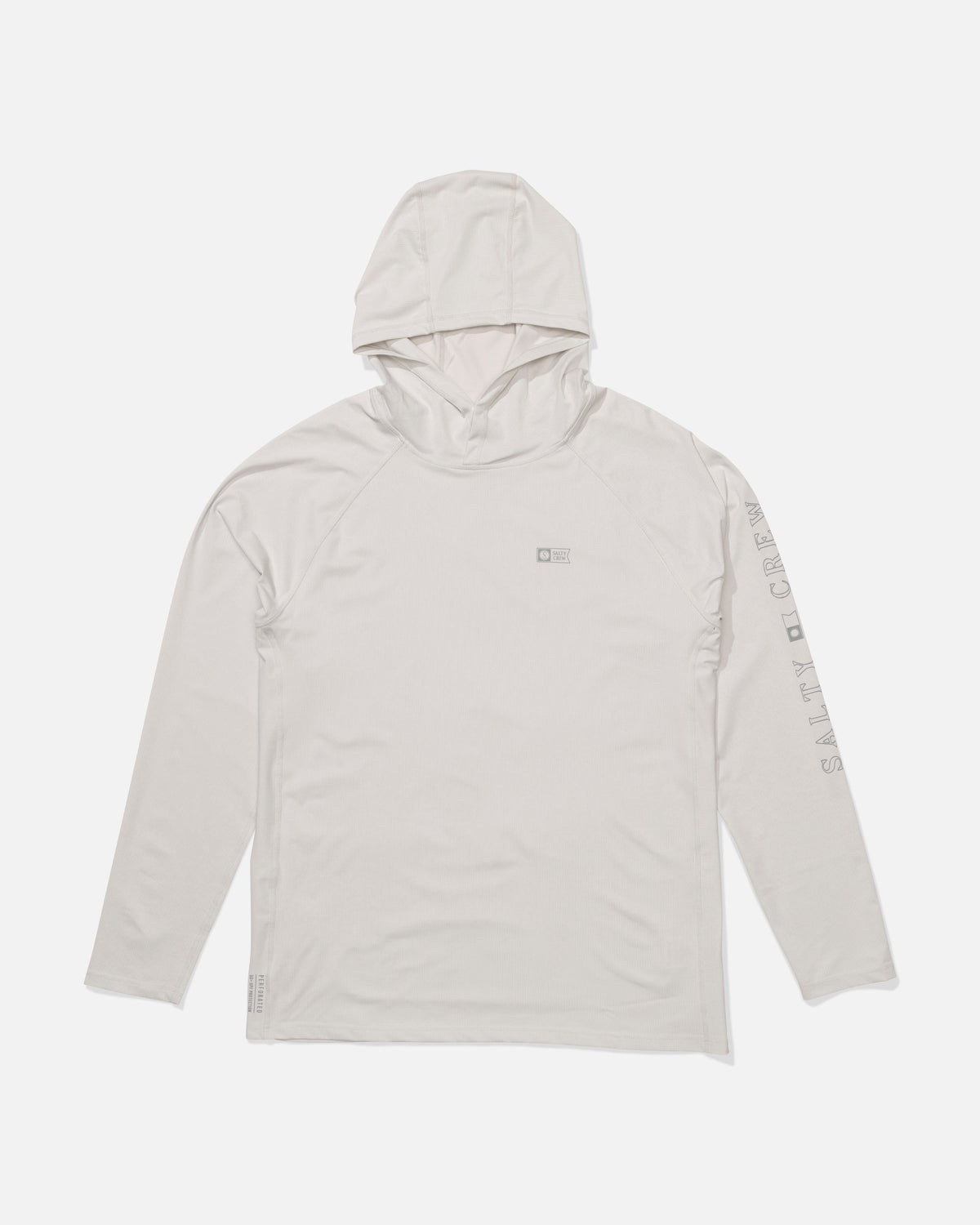 Salty Crew APEX PERFORATED SUNSHIRT - Light Grey