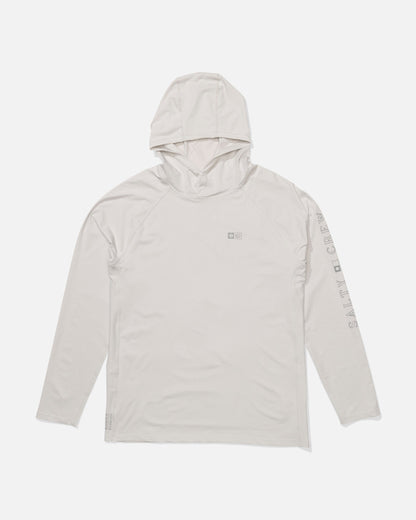 Salty Crew APEX PERFORATED SUNSHIRT - Light Grey