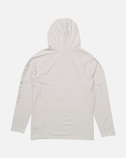Salty Crew APEX PERFORATED SUNSHIRT - Light Grey