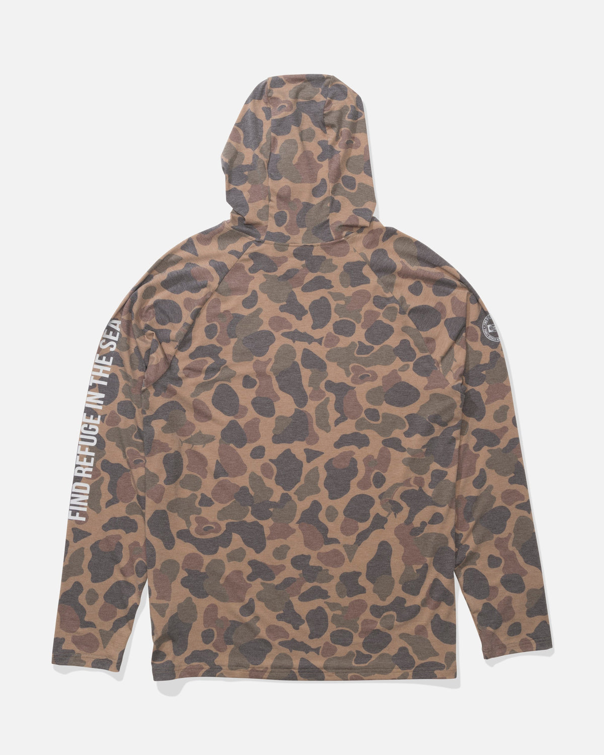 Salty Crew MARINER LITE UV HOOD - Tan Camo