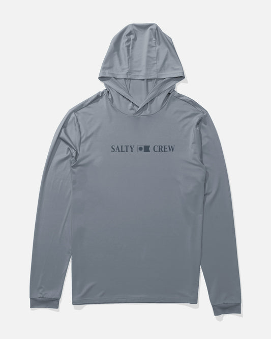 Salty Crew RAIL HOOD SUNSHIRT - Tradewinds