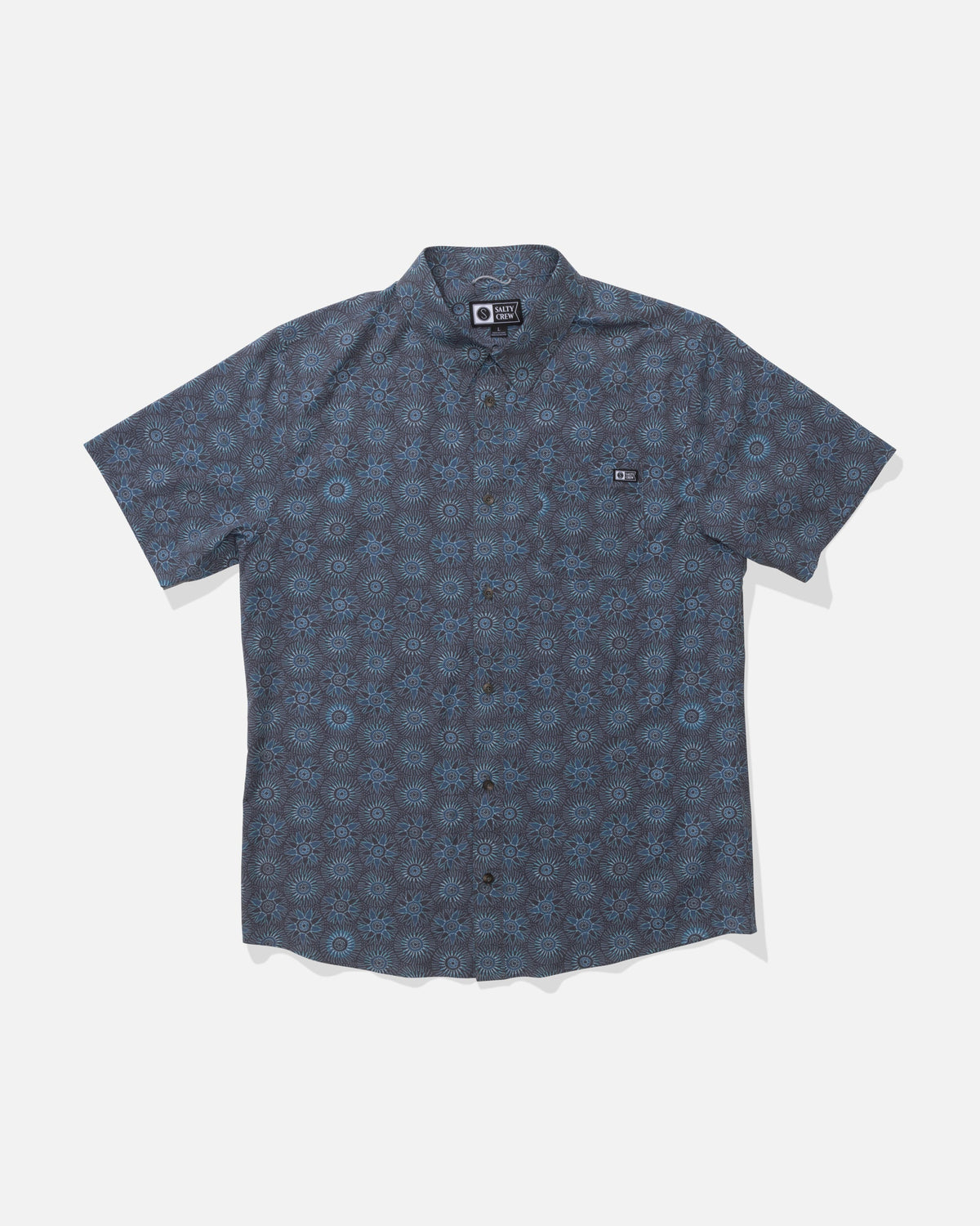 Salty Crew DRIFTER UV BUTTON UP - Monument
