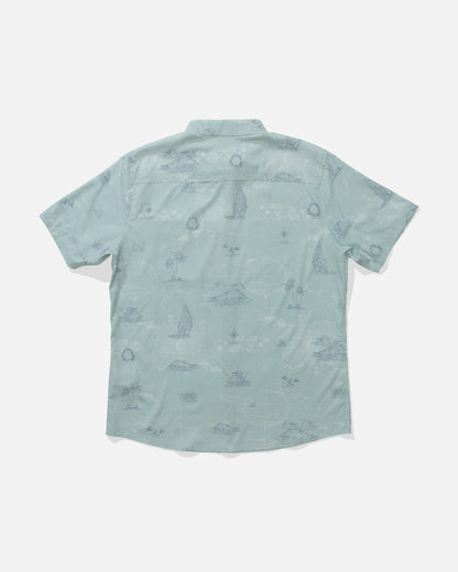 Salty Crew FLAGSHIP UV BUTTON UP - Jade