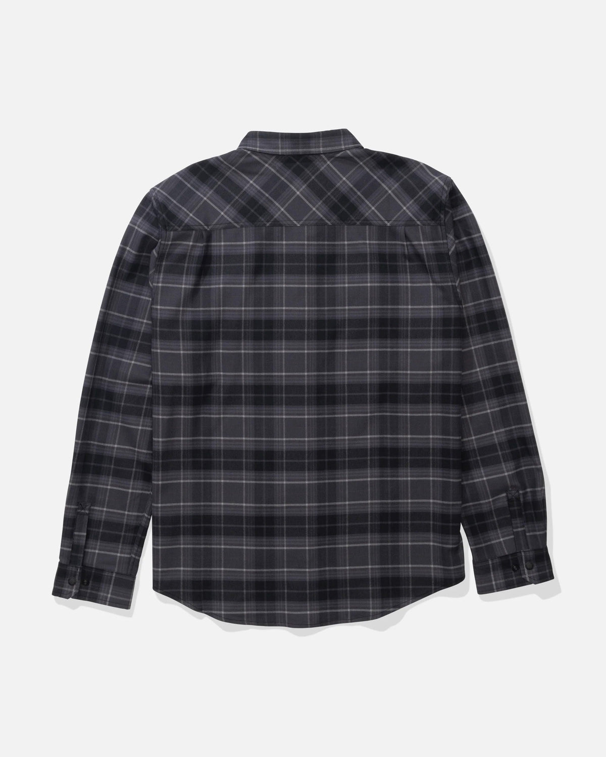 Salty Crew FATHOM LS TECH FLANNEL - Black Grey