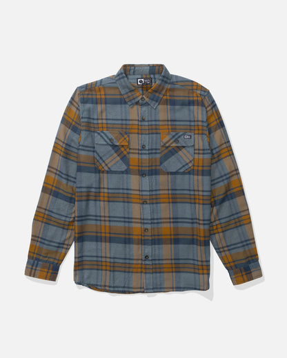 Salty Crew DAYBREAK FLANNEL - Washed Green