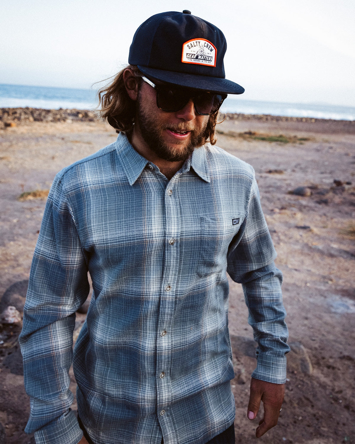 Salty Crew EARLY BIRD FLANNEL - Trooper