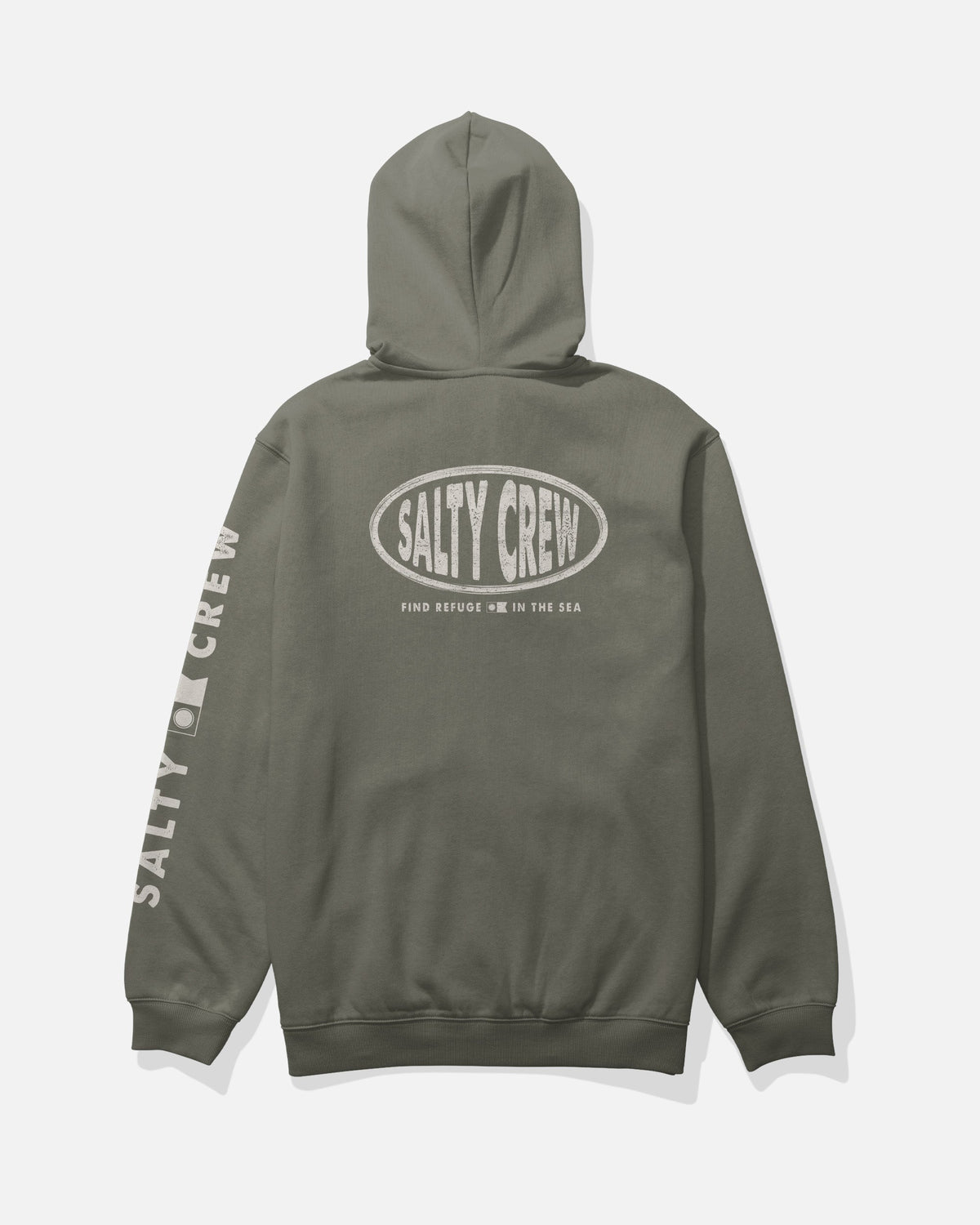 Salty Crew SIGNAGE FLEECE - Dusty Olive