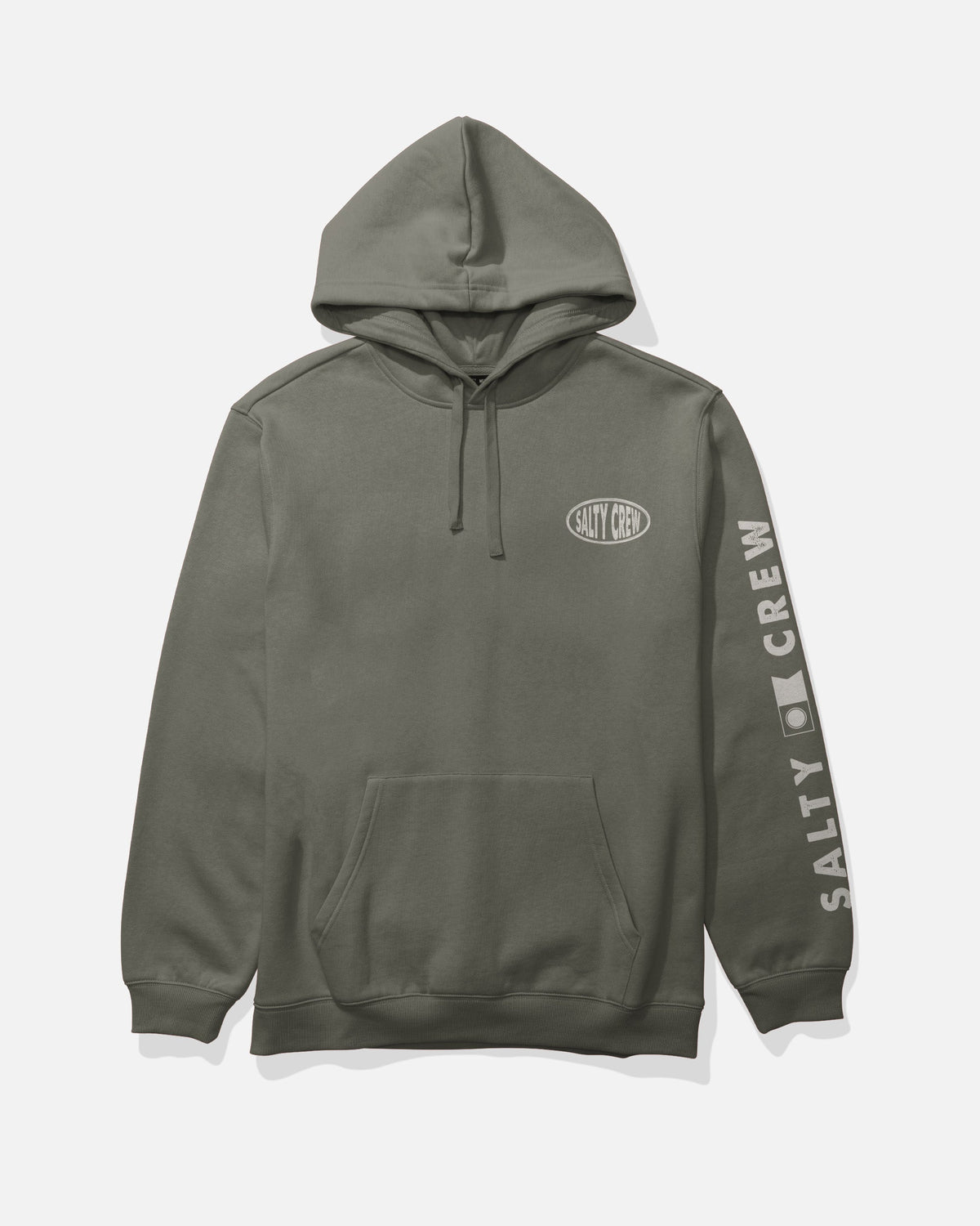 Salty Crew SIGNAGE FLEECE - Dusty Olive