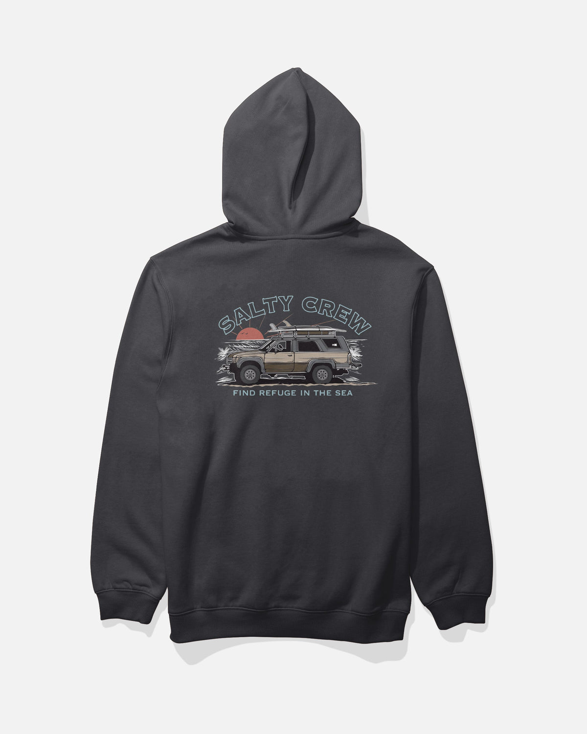 Salty Crew GET READY FLEECE - BLACK