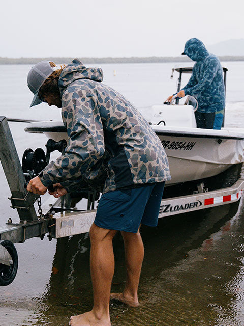 Salty Crew LONG RANGE JACKET - SAND CAMO