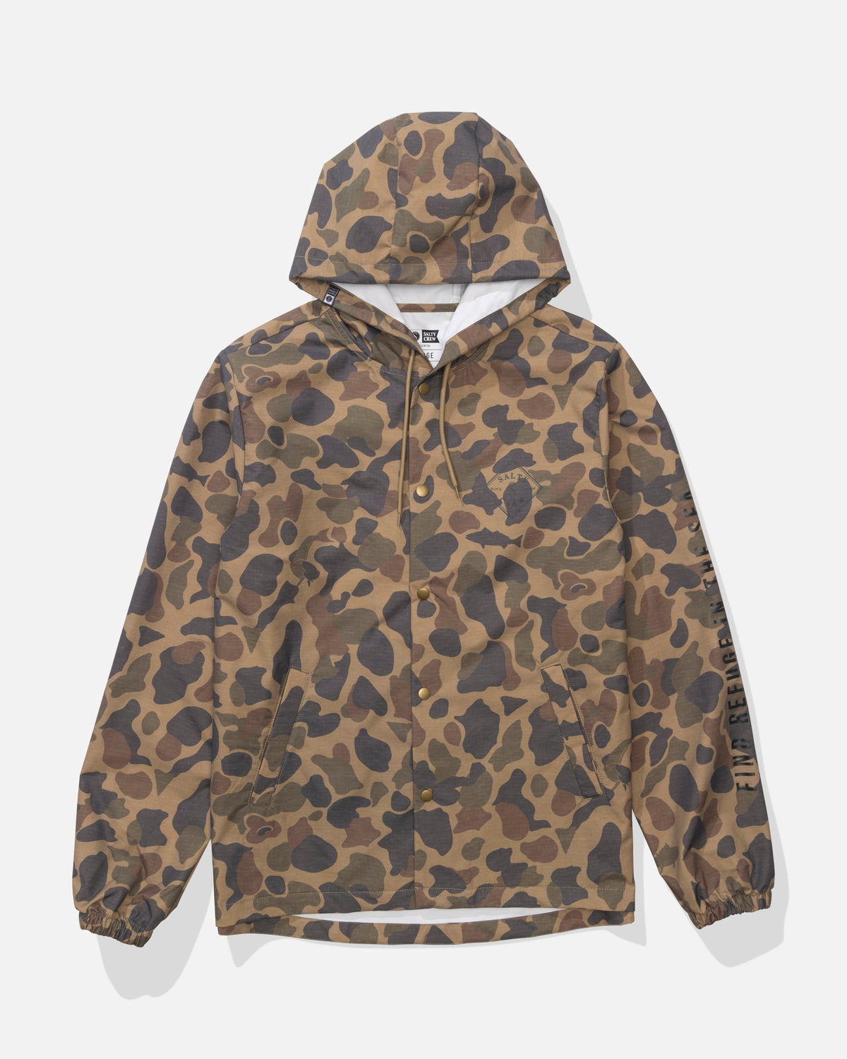 Salty Crew TIPPET SNAP JACKET - Sand Camo
