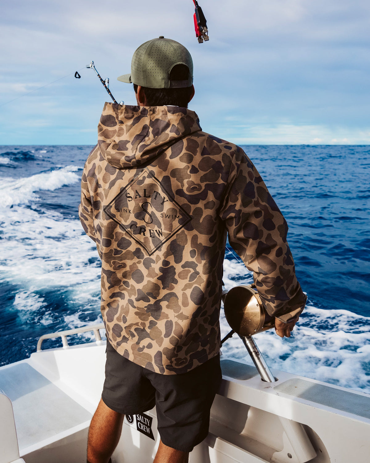 Salty Crew TIPPET SNAP JACKET - Sand Camo