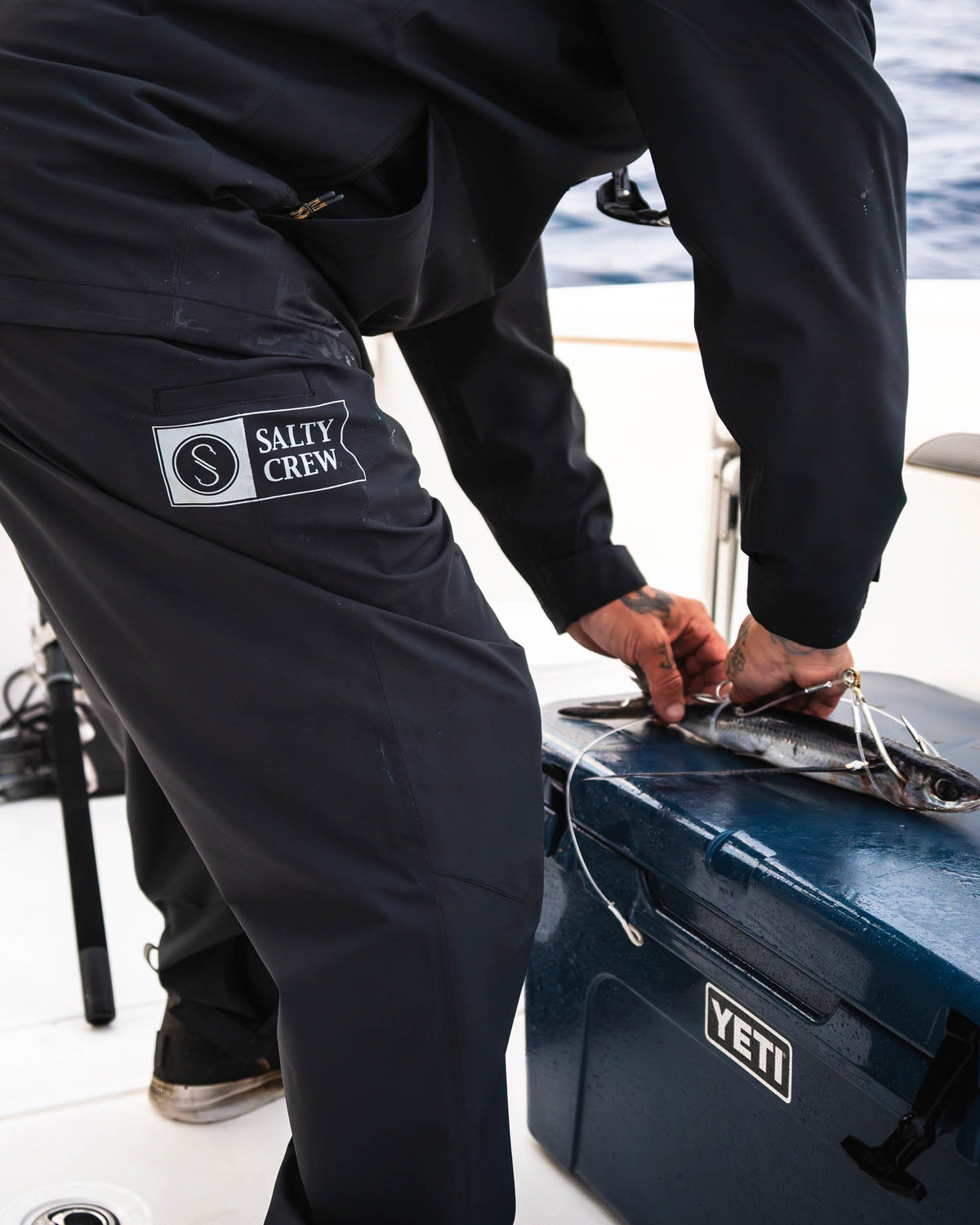 Salty Crew LONG RANGE BIB - Black