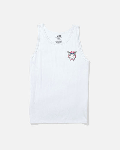 Salty Crew AMERICAN TALON TANK - White