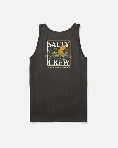 Salty Crew INK SLINGER TANK - BLACK
