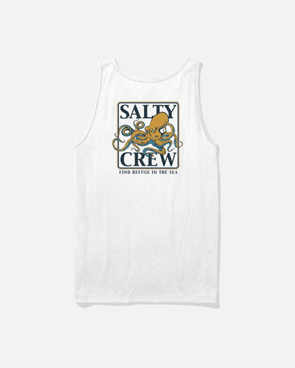 Salty Crew INK SLINGER TANK - White