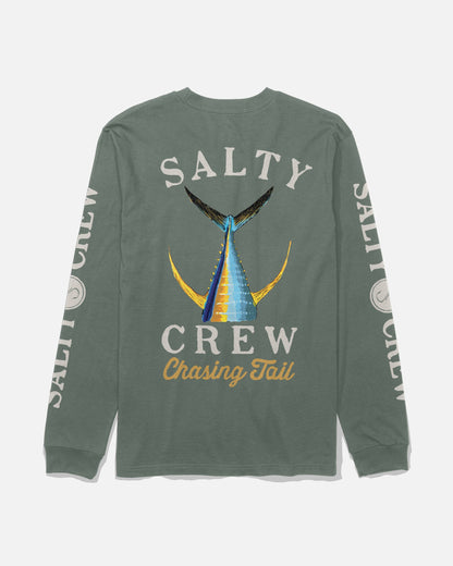 Salty Crew TAILED LS TEE - Laurel Wreath