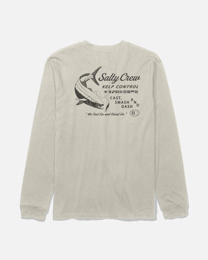 Salty Crew KELP CONTROL LS TEE - Bone