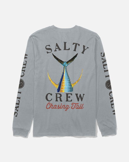 Salty Crew TAILED LS TEE - Quarry