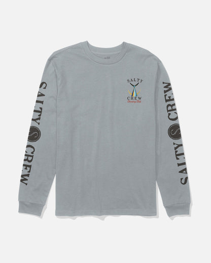 Salty Crew TAILED LS TEE - Quarry