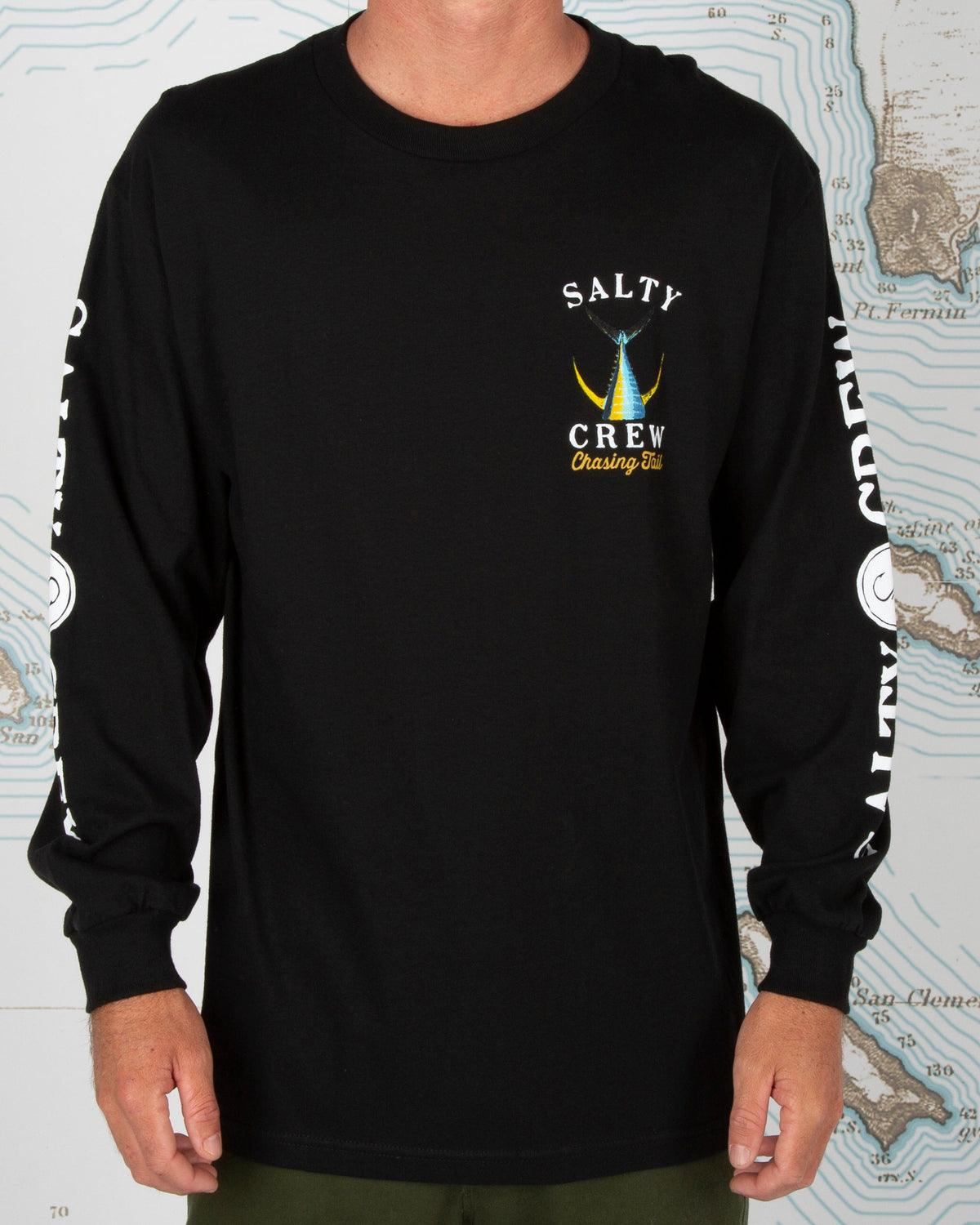 Salty Crew Tailed Classic Long Sleeve Tee - Black