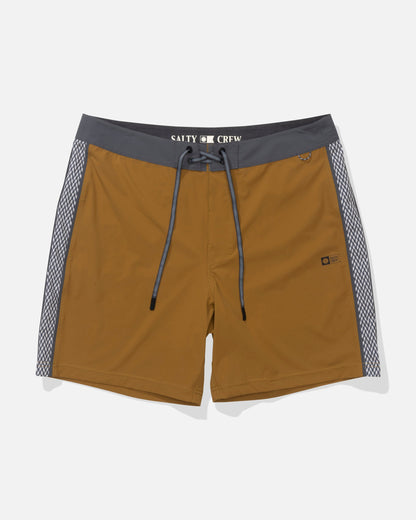 Salty Crew CHANNEL APEX BOARDSHORT - Bronze Brown