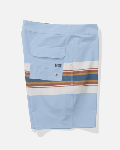 Salty Crew CREW STRIPE BOARDSHORT - Coast Blue