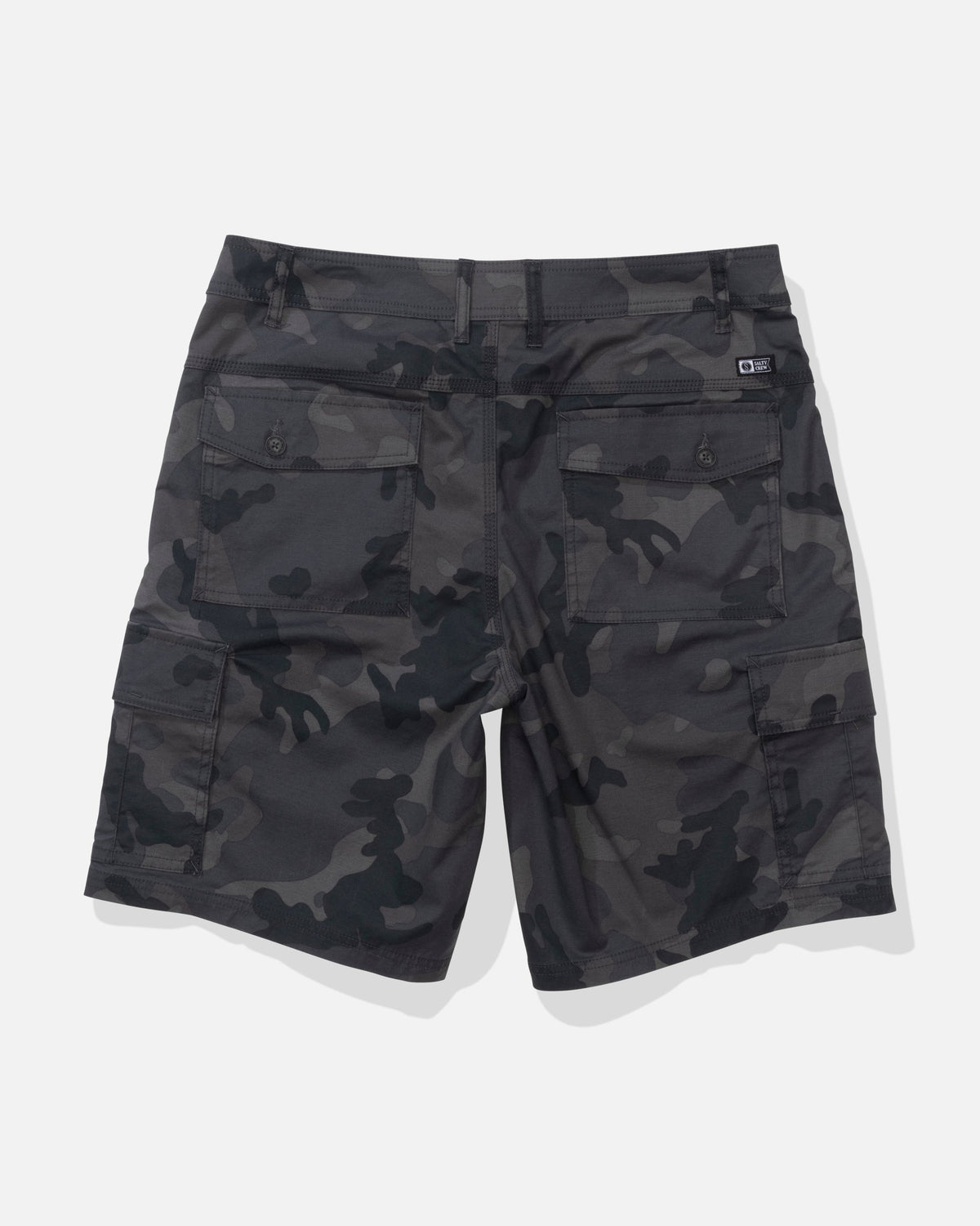Salty Crew TRANSOM CARGO SHORT - Black Camo