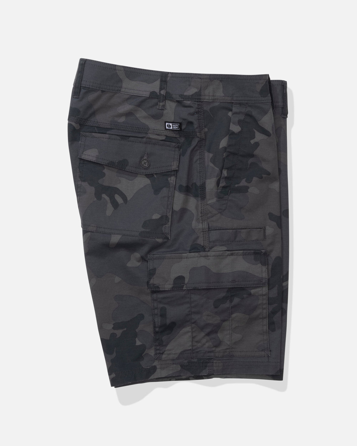 Salty Crew TRANSOM CARGO SHORT - Black Camo
