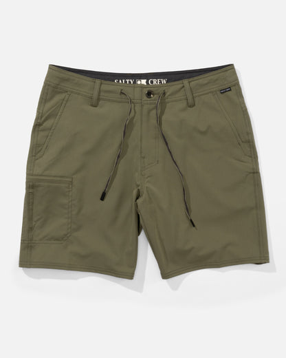 Salty Crew TRANSOM TECH SHORT - Dusty Olive