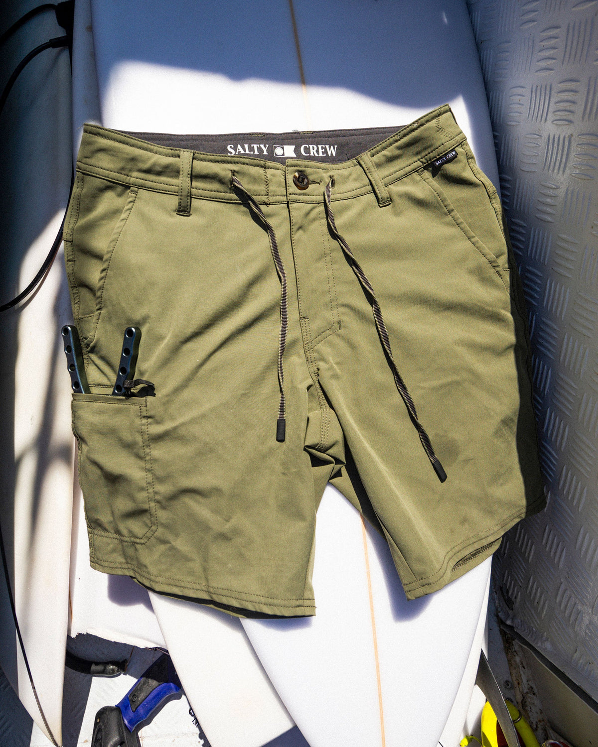 Salty Crew TRANSOM TECH SHORT - Dusty Olive