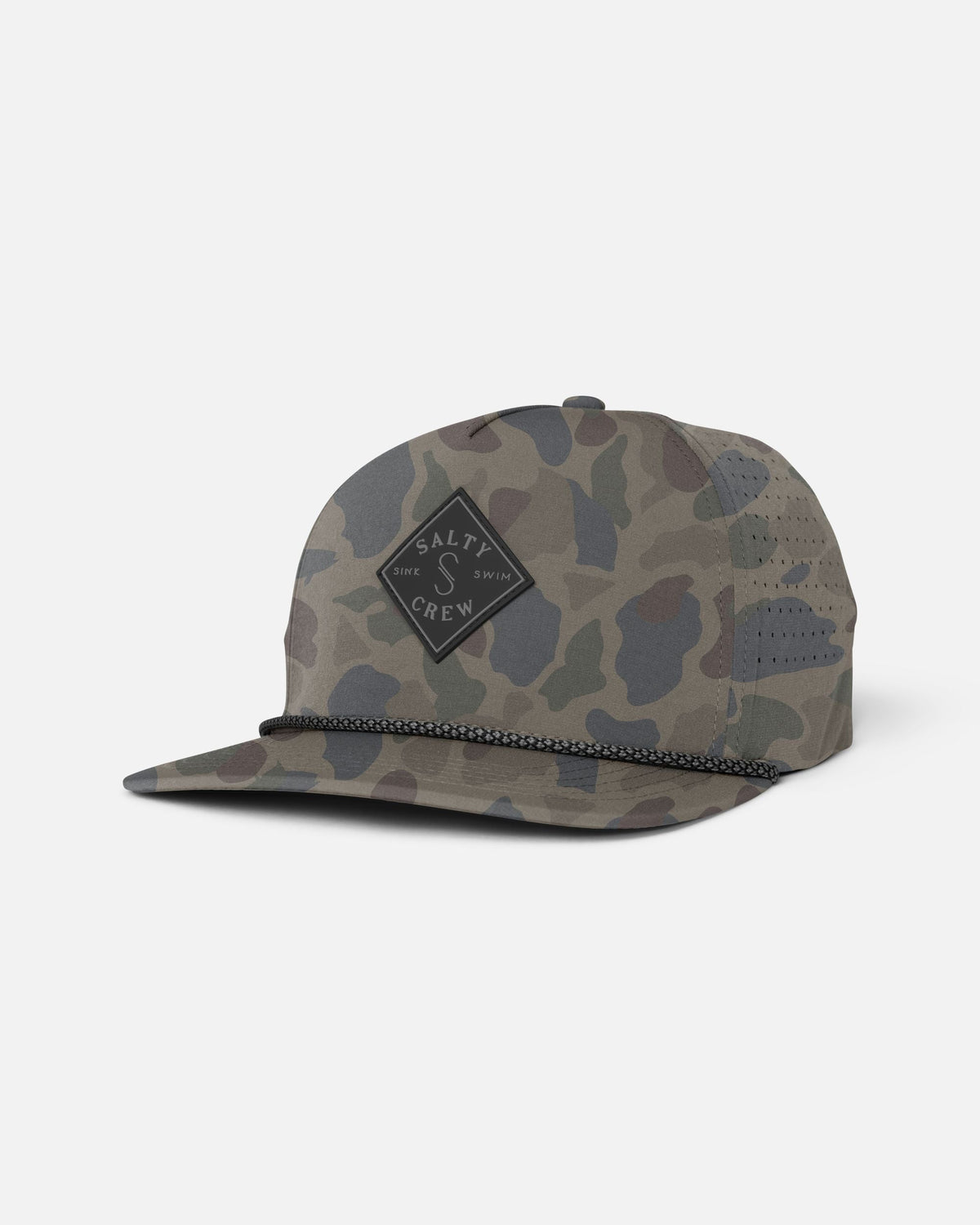 Salty Crew LONG RANGE SNAPBACK - Sand Camo