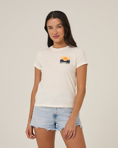 Salty Crew RETRO WAVE MODERN TEE - Off White