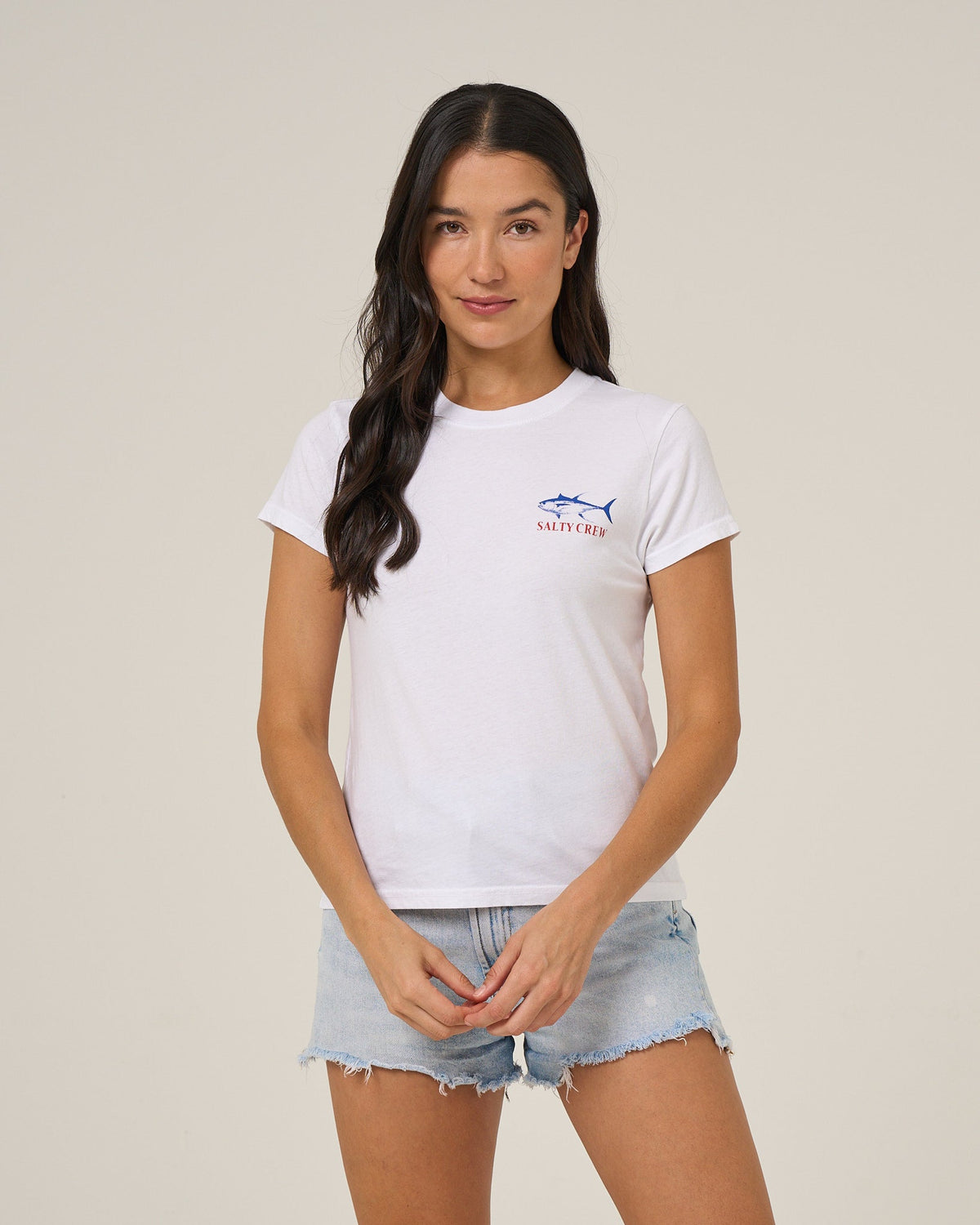 Salty Crew OVERLAY MODERN TEE - White