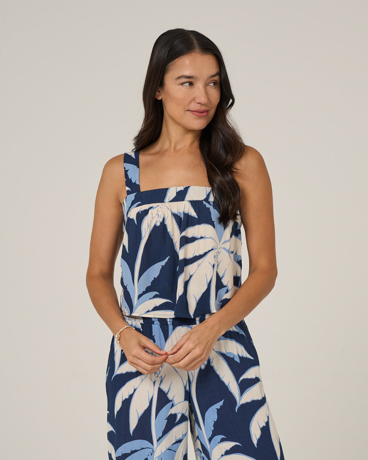 Salty Crew PALMS UP CAMI - Bright Navy