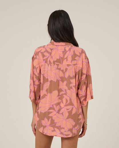Salty Crew ROSE PARADE TUNIC - Mocha