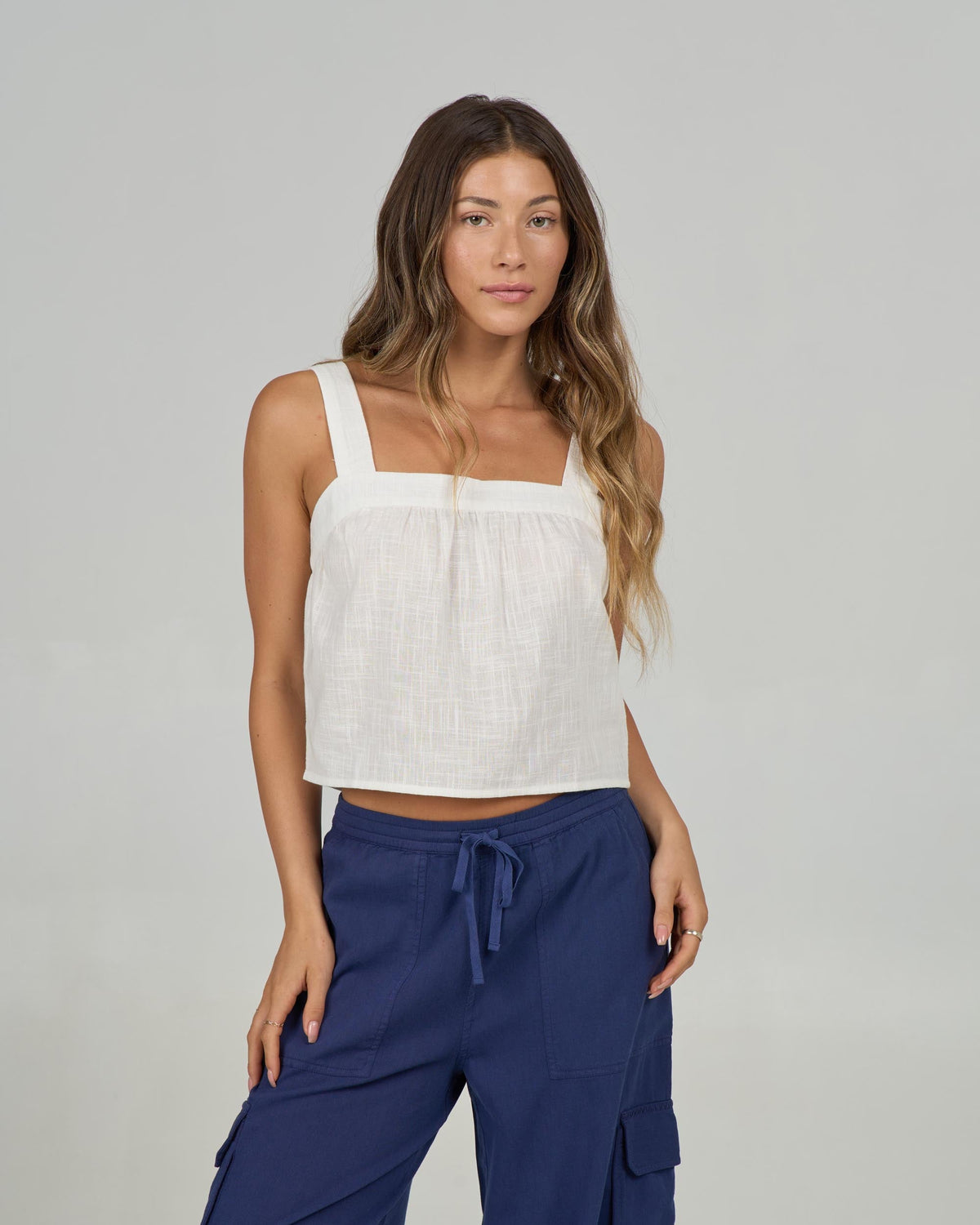 Salty Crew CHARTER CAMI - Off White