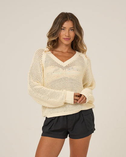 Salty Crew SURGE SWEATER - Off White