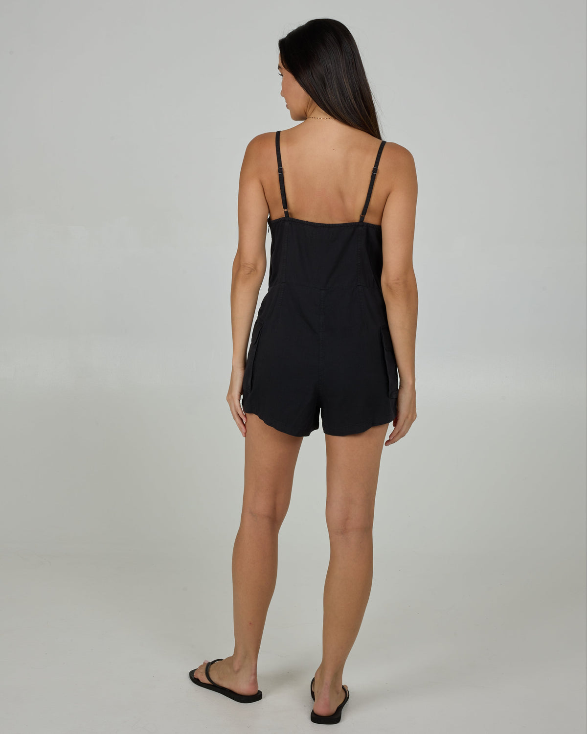 Salty Crew DRIFTWOOD ROMPER - BLACK
