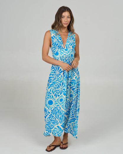 Salty Crew WINDWARD MAXI DRESS - Bold Blue