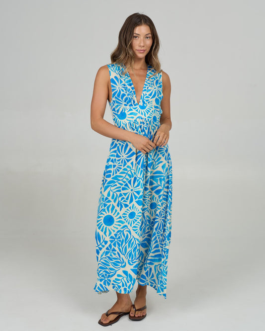 Salty Crew WINDWARD MAXI DRESS - Bold Blue